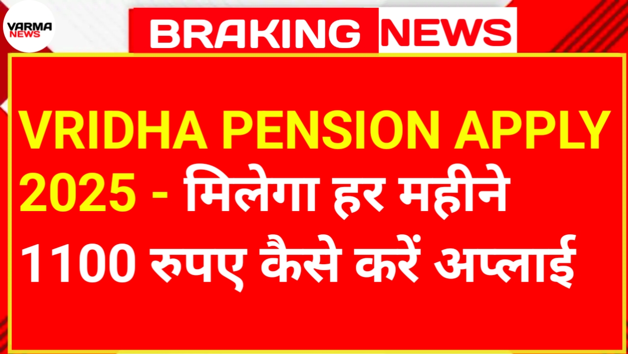 VRIDHA PENSION APPLY 2025